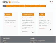 Tablet Screenshot of info-home.org