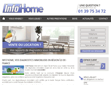 Tablet Screenshot of info-home.fr